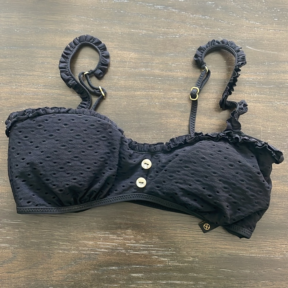 Eyelet bikini top